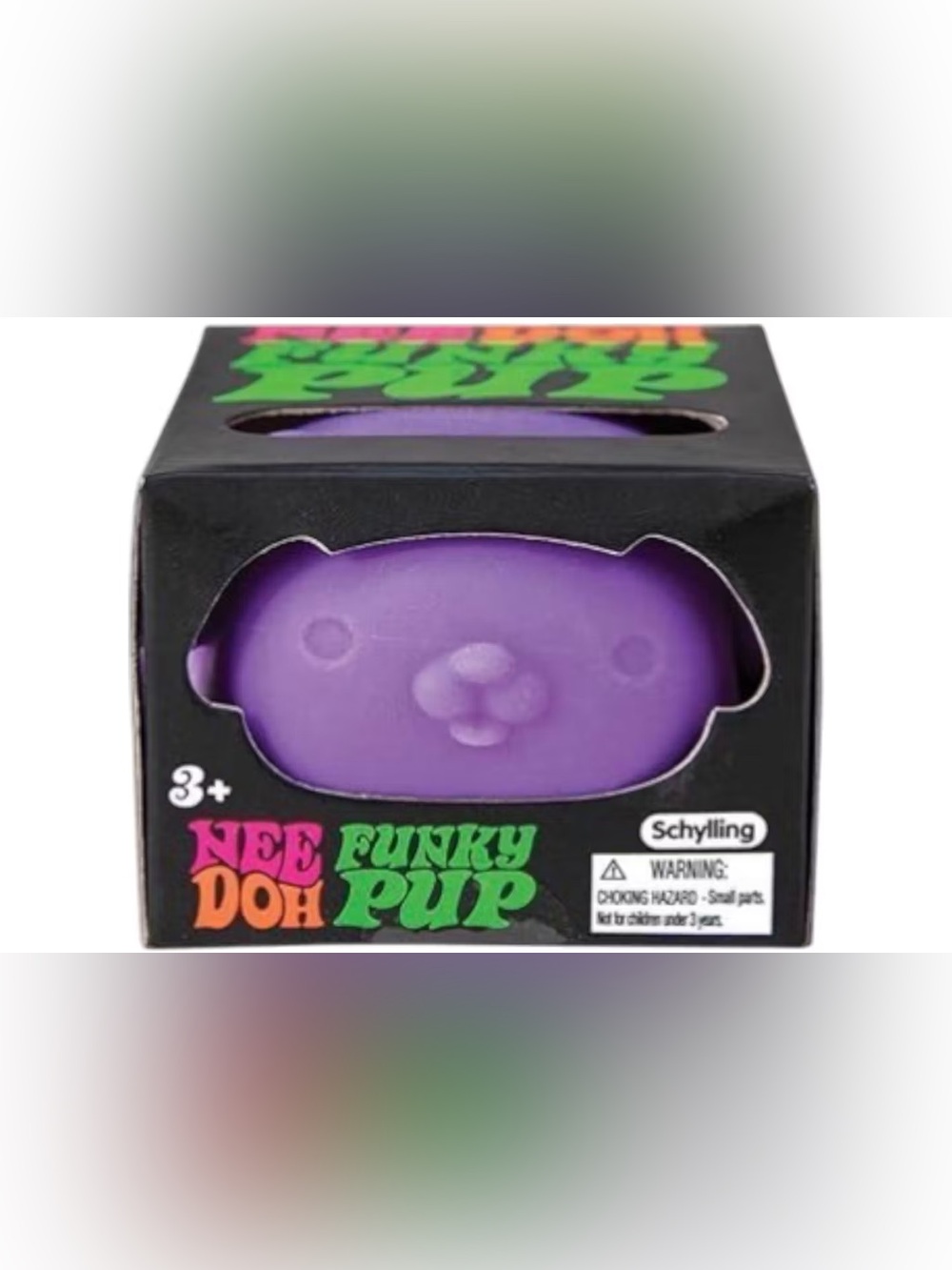 NIB - Authentic Rare Schylling NeeDoh Funky Pup Squishy - Purple!!